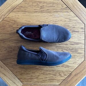 *CLARKS* Brown Cloudsteppers Shoes Size 11